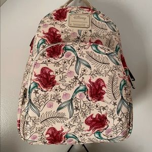 NWT Rare little mermaid Loungefly mini backpack